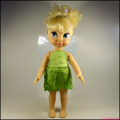 Disney Animators TINKER BELL Kleinkind 16'' Puppe Kleid Flügel (2014 3. Edition)
