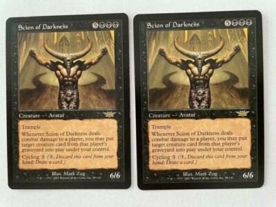 MTG(エムティージー) RFAC1929B-N ブラック MTG 2X LEGIONS SCION OF DARKNESS NM MAGIC THE GATHERING ENGLISH