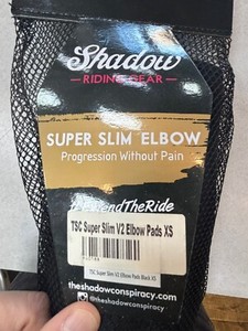 The Shadow Conspiracy Super Slim V2 Elbow Pads - Black, X-Small