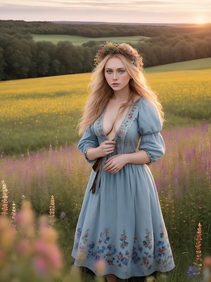 8x10 Women of Sardinia Art Print Sardinian Model 09-341862913