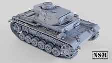 NSM Panzer IIIJ, 1/56th Scale, 28mm For Bolt Action.