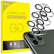 3 Protector Pantalla Vidrio Templado para Lente de Camara iPhone 11 Pro / Max