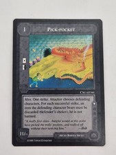Middle-Earth CCG MECCG Pick-pocket The Wizards 1995 Limited LOTR Uncommon Card