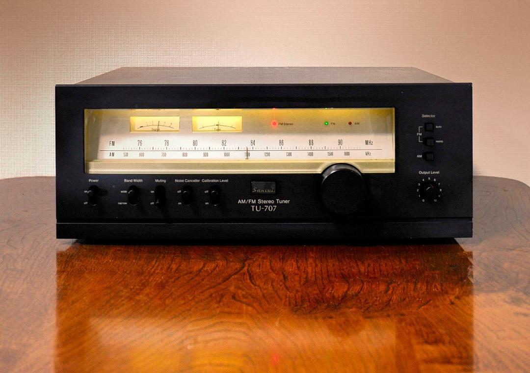 SANSUI TU-707 FM/AM tuner 70's vintage tuner 1977 | eBay SANSUI TU-707 FM/AM tuner 70's vintage tuner 1977 | eBay