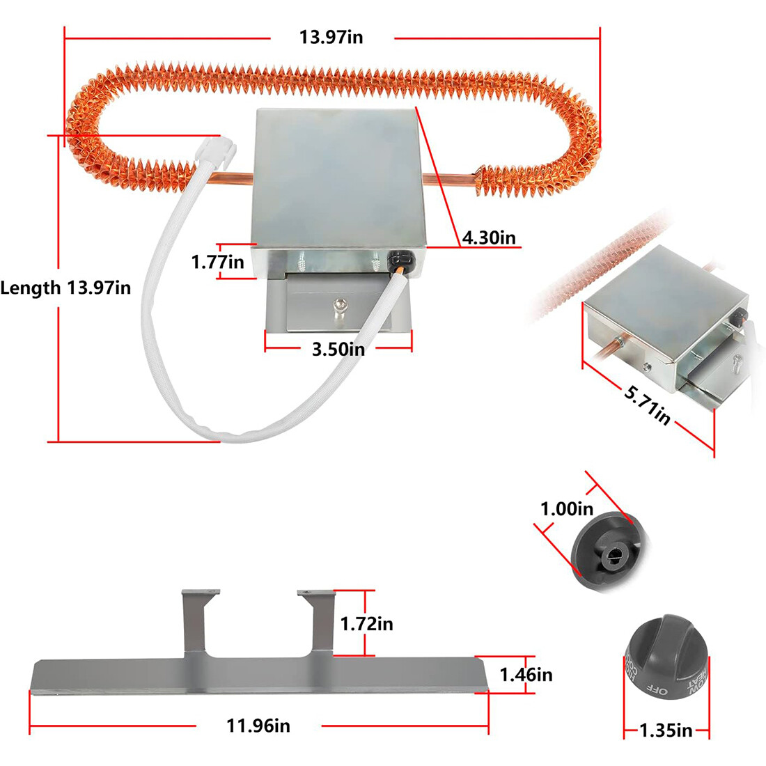 For Coleman Mach Air Conditioner Heating Element Electric Heat Strip  9233A4551 | eBay
