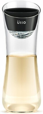 Ullo Wine Purifier and Hand Blown Carafe with 6 Selective Sulfite Filters (U002)
