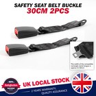 2x 30cm Universal Car Safety Seat Belt Buckle End  Socket Connector Camlock UK