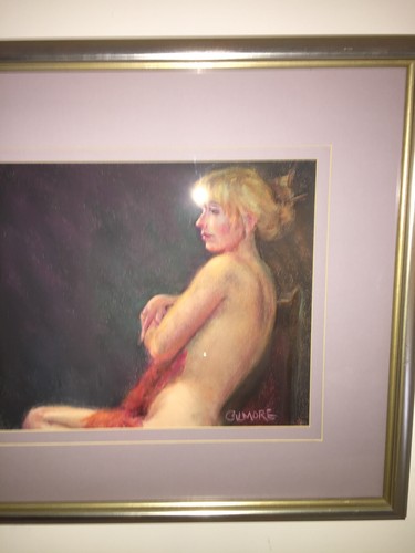 Vintage Original Charcoal Pastel Studio Portrait Model Avril Blamire Gilmore - Picture 11 of 16
