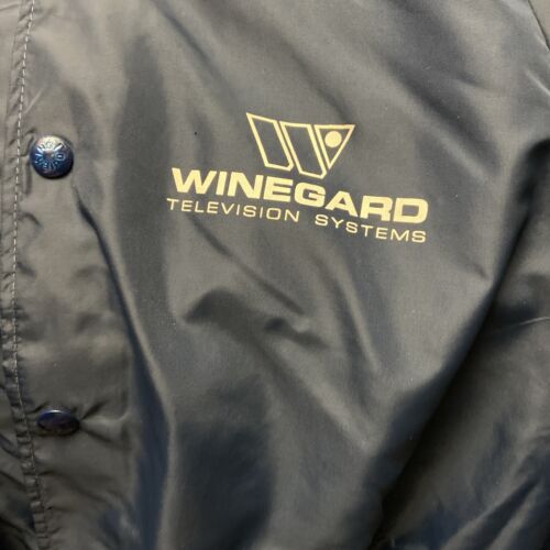 Vintage Advertising Jacket King Louie Pro Fit L Winegard Television Systems - Picture 2 of 20