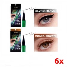 6x Browit Aurora Long Stay Eyeliner brush head square-shaped  Long-lasting 0.5g