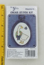 The New Berlin Co. Counted Cross Stitch Kit - Goose  Butterfly 30439