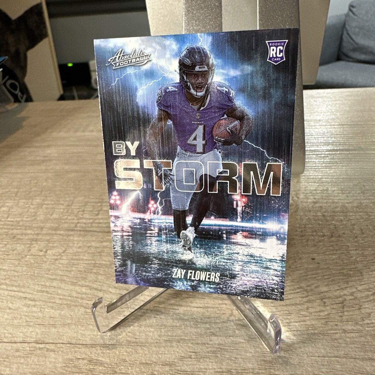 Zay Flowers 2023 Panini Absolute By Storm RC #BST-11