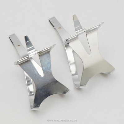 Clip Fermapiedi Campagnolo NOS #0990/05 Per Pedali - Logo Scudo Grande - Confezione Originale Anni '90 - Foto 2