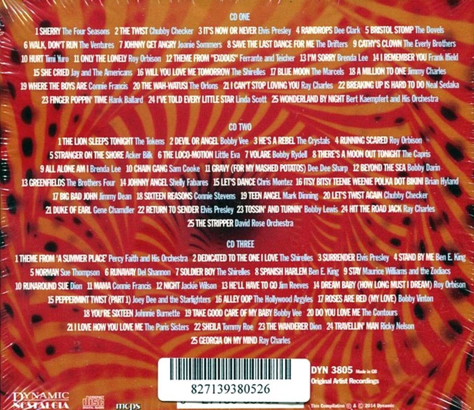 75 Greatest Hits of the EARLY SIXTIES * New 3-CD Boxset * All Original 60's Hits - Image 2 of 2