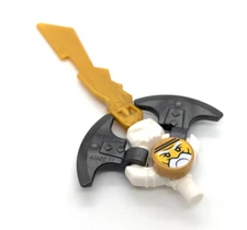 LEGO Ninjago Minifigure Sword - Gold Djinn Blade Skybound 70594 Trapped Wu