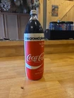 Vintage Coca-Cola Coke Foam Paper Label 48oz Soda Bottle with Screw Cap Sealed!!