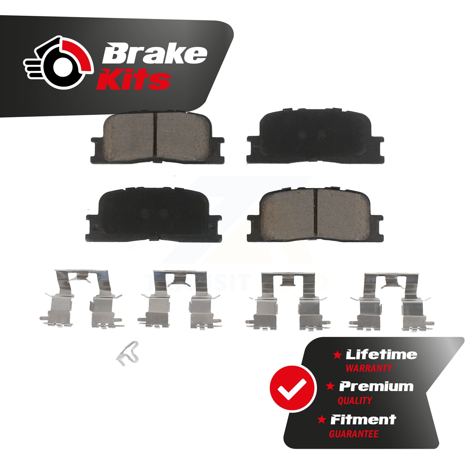 Rear Ceramic Brake Pads For 2002-2006 Toyota Camry 2001-2003 Highlander