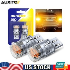 Amber 7440 7443 7444 Led Front Turn Signal Blinker Light Bulbs Anti Hyper Flash