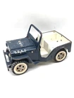 Vintage 1960's Tonka USAF Air Force Jeep Pressed Steel Toy Blue Truck U.S.A.F.