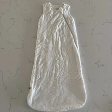 Kyte Baby Sleep Sack Size Medium 1.0 Tog White Bamboo Wearable Blanket Bag