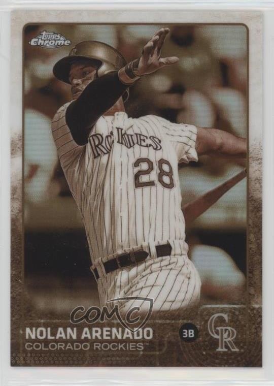 2015 Topps Chrome Sepia Refractor Nolan Arenado #66 0k0