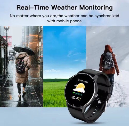 ✅Montre Connectée Homme Femme Smartwatch Intelligente Sport Étanche Android iOS - Imagen 2 de 5