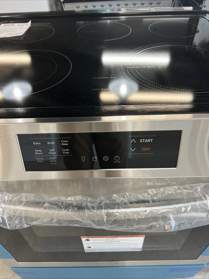 Nueva autonomía eléctrica de control frontal deslizable de 30 pulgadas con garantía de dos años Foto 2 de 4