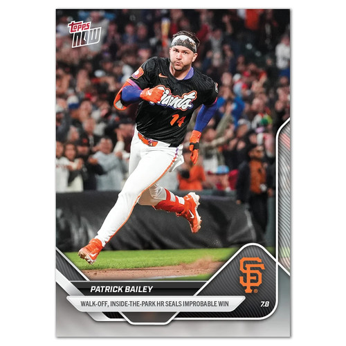 2025 Topps Now 404 Patrick Bailey
