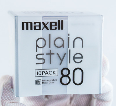 Maxell PLAIN STYLE 80min MiniDisc 10-Pack (PLMD80.10P) - NEW