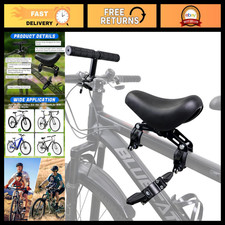 Front Mounted Kids Bicycle Seat with Handlebars  Foot Pedals for Ages 2-5