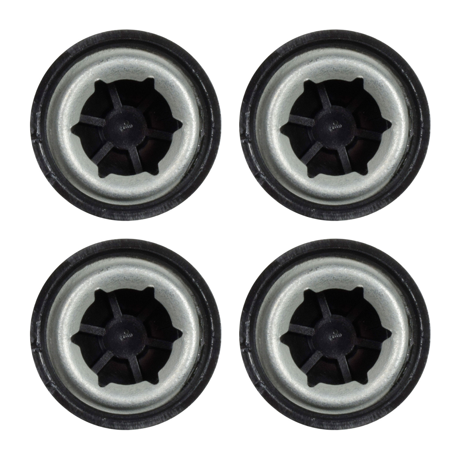 .437 Push Nut Wheel Retainer Cap 4 Pack