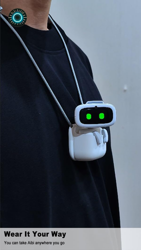 Aibi Pocket Pet Wearable Robot ChatGPT Powered AI Companion with Voice Commands