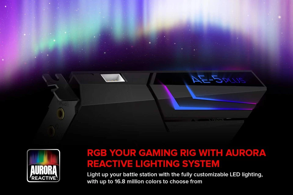 Sound BlasterX AE-5 Plus SABRE32-class Hi-res 32-bit/384 kHz PCIe Gaming Soun... - Image 4 of 4