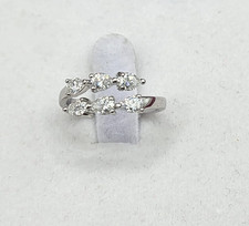 925 Sterling Silver Moissanite Ring Genuine Tested Sparkling Luxury Jewelry 8