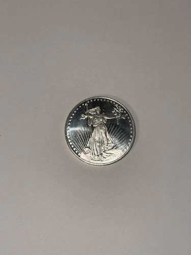 Standing Liberty Freedom Dollar Coin 1 Troy oz .999 Fine Silver Round