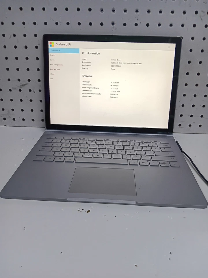 Microsoft Surface Laptop 1769 - FOR PARTS Or Repair, Need Battery, No Os - Image 3 of 4