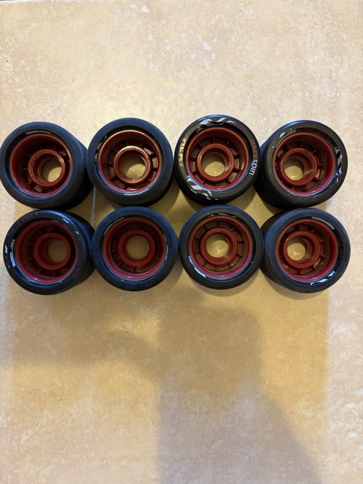 Backspin Heat Lite Roller Skate Jam Wheels - 8 Pack