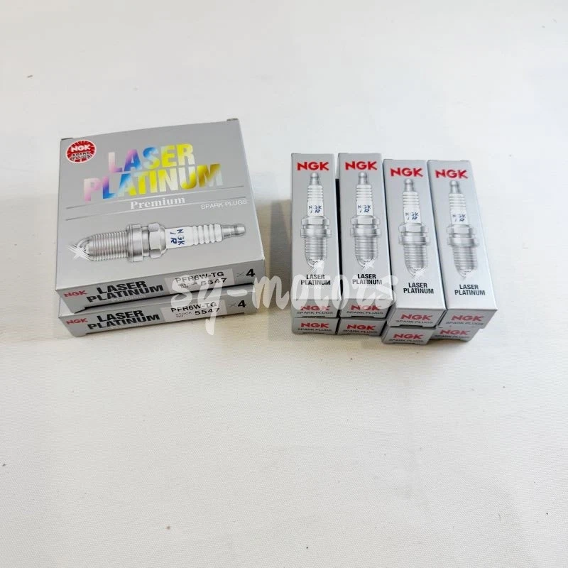 Pacote com 8 velas de ignição NGK laser platina para 2007-2012 Audi A8 Quattro V8-4.2L - Imagem 4 de 4