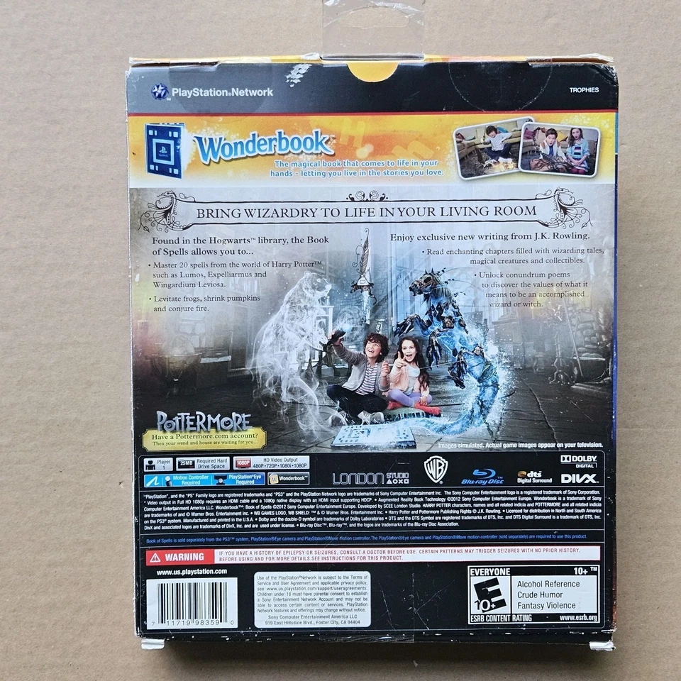 PS3 Harry Potter Wonderbook Book of Spells Bundle NEW SEALED - Image 2 of 4