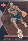 MICHAEL JORDAN 1998 UPPER DECK JORDAN RULES CARD #J2