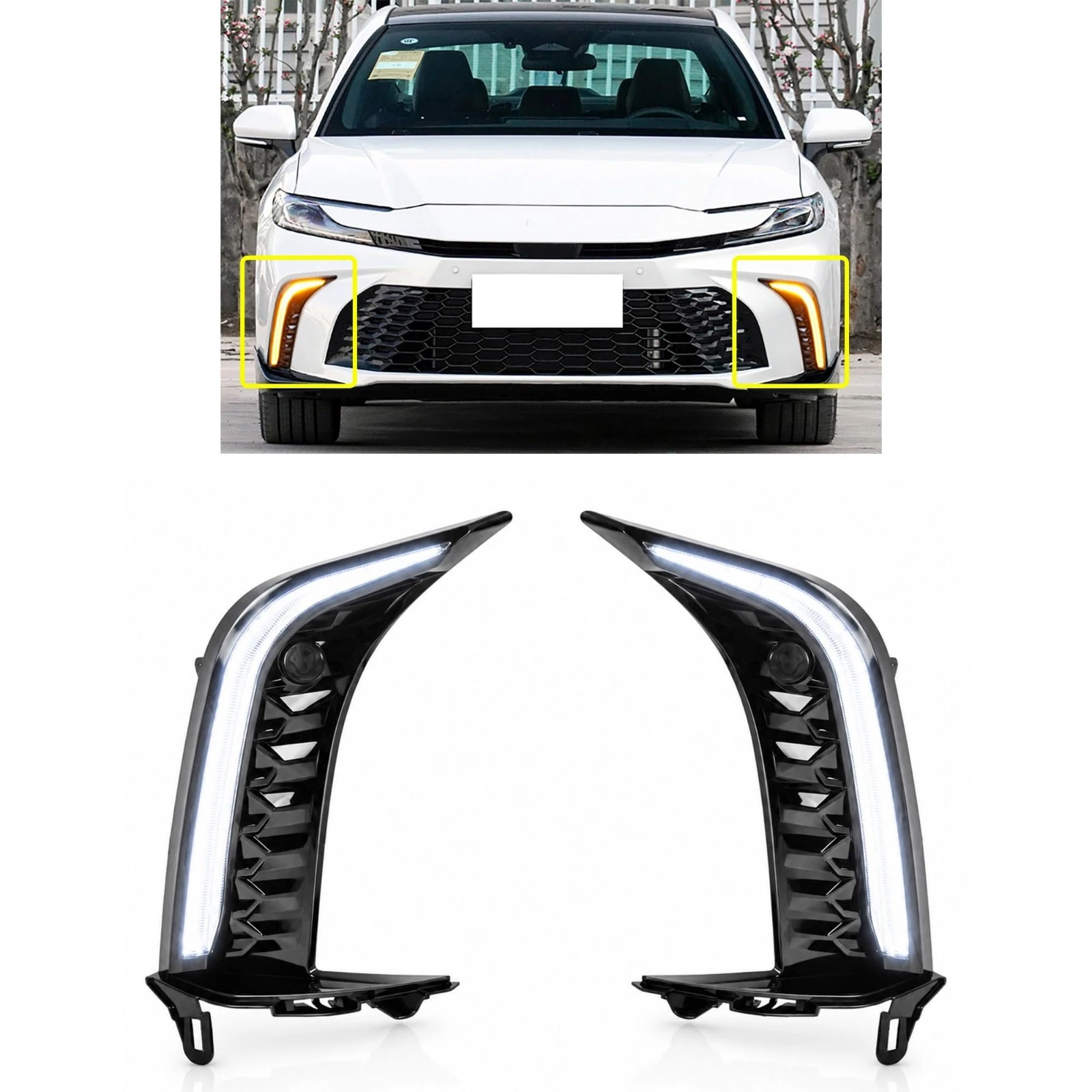 LED Fog Lights DRL for 2025-2026 Camry SE XSE - High Brightness, Easy Install - product detail image 1