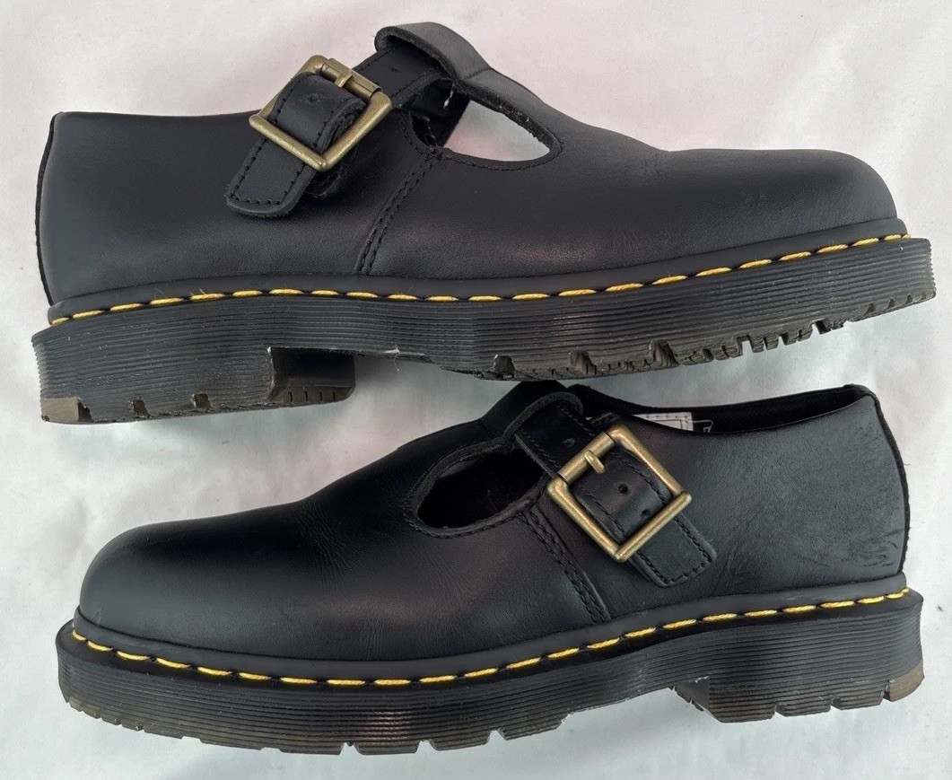 Dr. Martens Shoes Womens 9 Polley Slip Resistant Mary Jane Soft