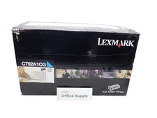 Genuine Lexmark C792A1CG Cyan Return Program Toner Cartridge H