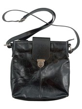 PICARD Borsa a Tracolla Donna Nera in Pelle Casual