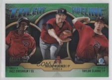 2019 Bowman Green Refractor 44/99 Jazz Chisholm Taylor Clarke Widener 0q21
