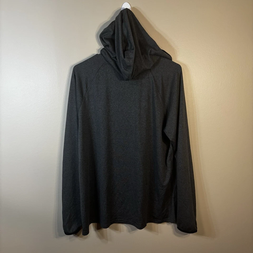 Sudadera con capucha Under Armour Tech de manga larga para mujer, carbono brezo/plata metálica, X- Foto 2 de 4