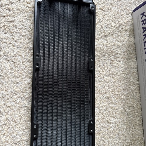 Used NZXT Kraken 360 3x120mm AiO Liquid CPU Cooler - Matte Black - Photo 9/10