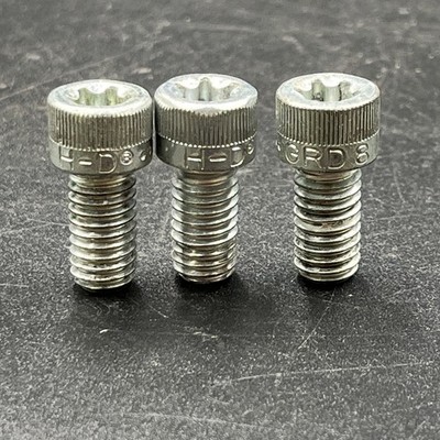 3 Genuine Harley Davidson 3/8''-16 Torx Grade 8 Screw - 1  Overall 3/4  Threaded