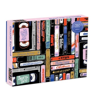 Galison | Classic Rewind 1000 Piece Foil Puzzle | Spiel | Englisch (2020)