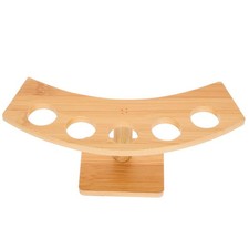 Wooden Ice Cream Cone Stand Bamboo Sushi Hand Roll Holder Display Rack for Re...